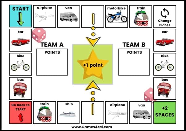 Blank Board Game Template Printables