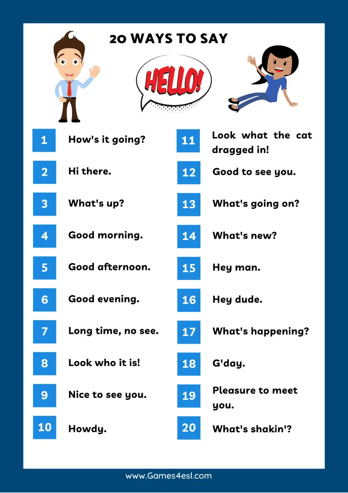 Hello meaning in deals english