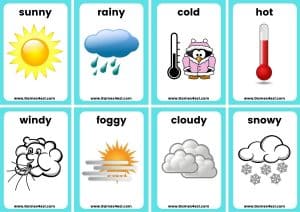 Weather Flashcards 