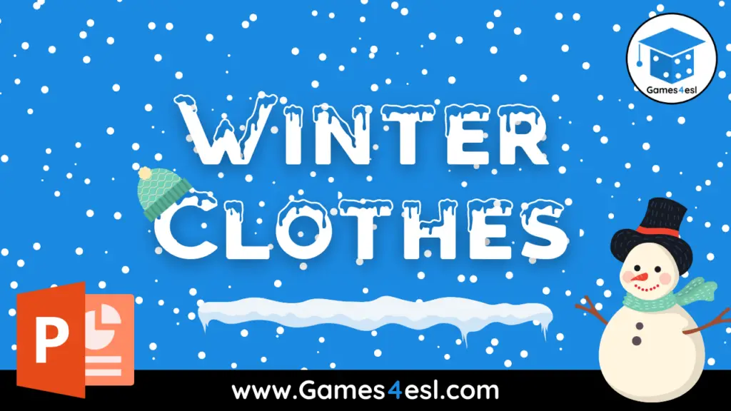 Winter Clothes PowerPoint