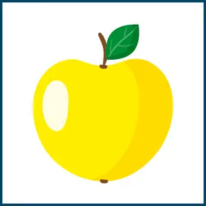 Yellow Fruits - Yellow Apple