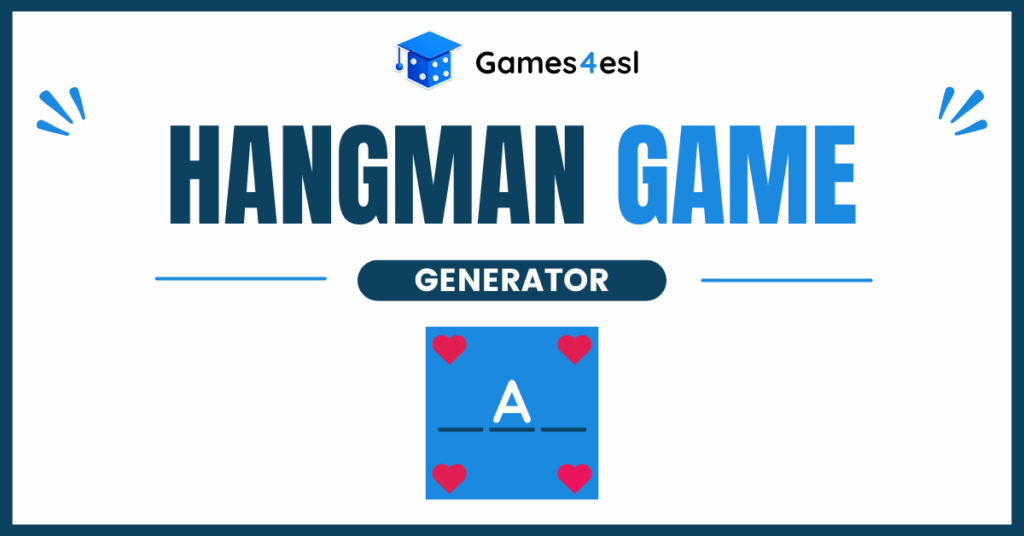 ESL Games Hangman Game Generator