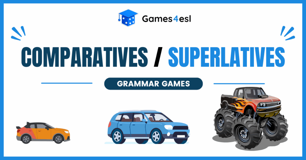Comparatives and Superlatives Grammar Games