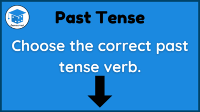 past tense quiz question