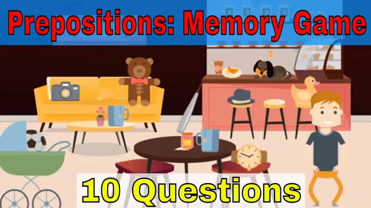 prepositions of time memory game