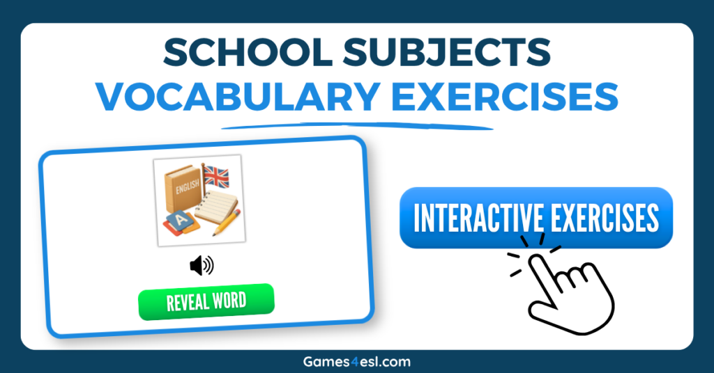 Online school subject exercises.