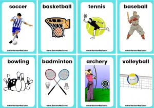 Sports Flashcards | Games4esl