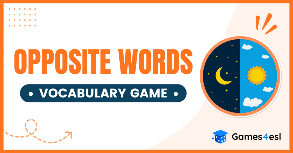 Opposite Words Vocabulary Game