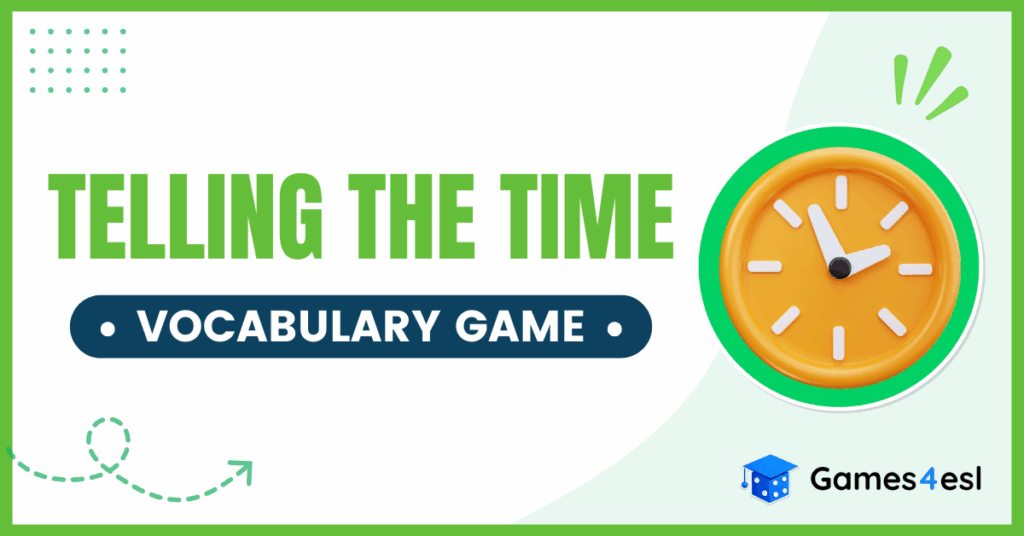 Telling the Time Vocabulary Game