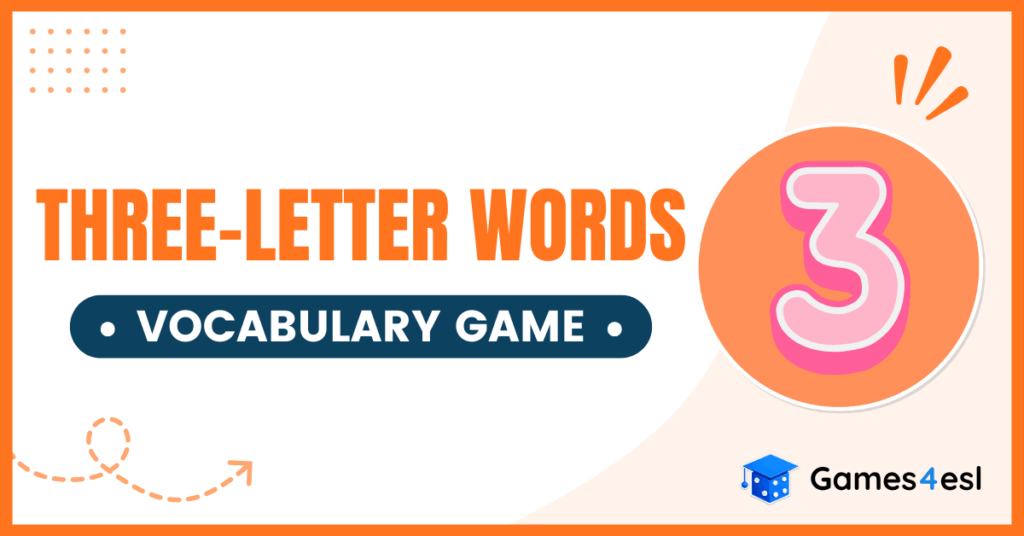 Three-Letter Words Vocabulary Game